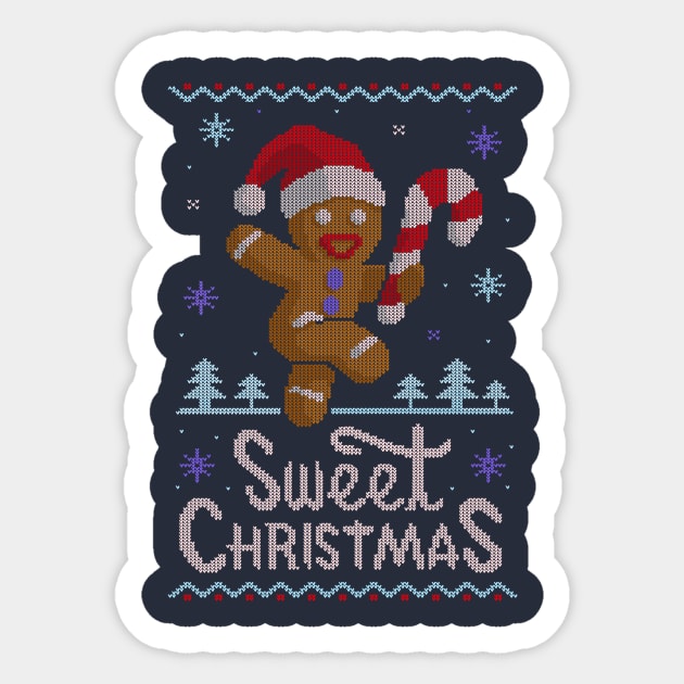 Sweet Christmas Ugly Sweater Sticker by IdeasConPatatas